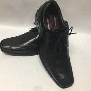 Johnston Murphy Mens Black Leather Lace up Dress Shoes size 10.5